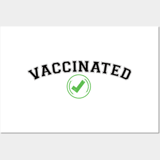 Vaccinated Check pro vaccine gift Posters and Art